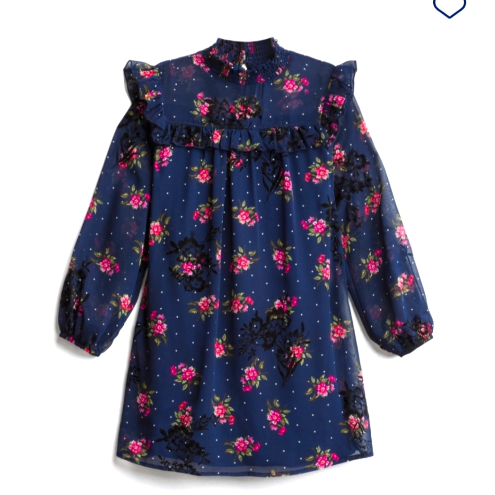 Xtraordinary Alivia Flocked Dress